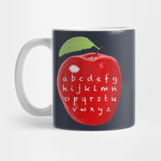 Teacher's Alphabet Abc Apple Mug